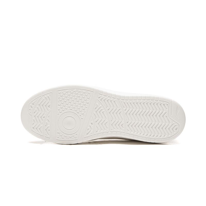 Men's Sneakers Li-Ning Skate Shoes Men's High-top Mist White (Fleece-Lined)