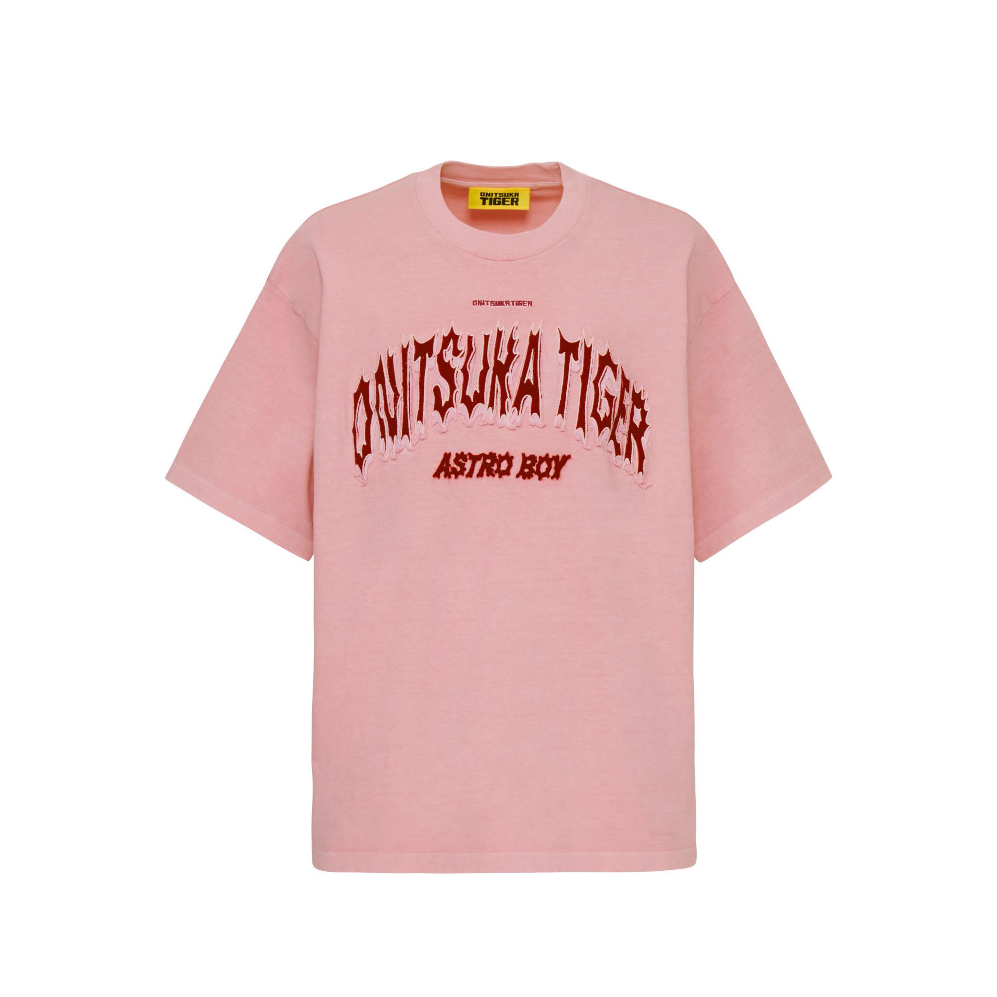 Onitsuka Tiger Denivita Astroboy Oversized Graphic T-Shirt Men tops Pink 2181B186-700 S 18630₽