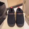 Fashion 2025 Winter New Fleece Warm and Comfortable Platform Snow Cotton Round Toe Fashion Cotton Slippers for Women