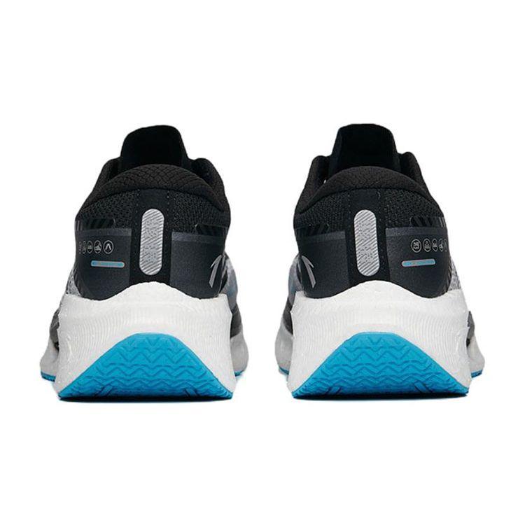 Anta Kids Hailang GT Non-Slip Shock Absorbing Wear-Resistant Breathable Rebound Low-Top Running Shoes Kids running shoes Silver Black 312225599-13