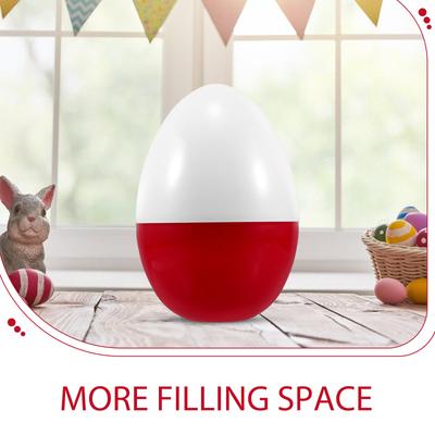 Giant Openable Easter Egg Eater Party Favor Fillable Plastic Raffle Egg Ornament Easter Party Scene Layout Decoration