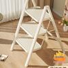 Telescopic A-Frame Folding Ladder - Indoor Multifunctional Ladder Stool with 3 or 4 Steps for Housewarming or Climbing Needs.