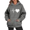 Womens Hoodies Oversized Sweatshirts Long Sleeve Casual Pullover Hooded Sweatshirt Tops