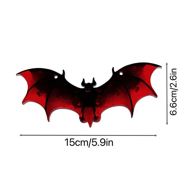 Halloween Window Sun Catcher Halloween Bat Decor For Home Handcrafted Halloween Horror Home Decorations For Home Kitchen