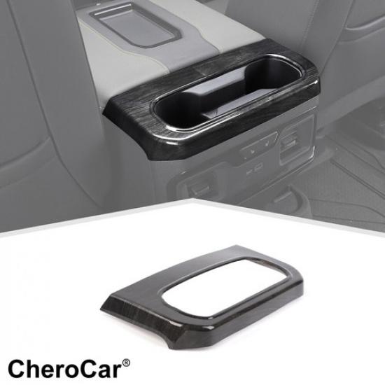Center Console Armrest  Cup Holder Decor Trim Cover for 19+ Chevy Silverado 1500
