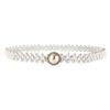Pearl Retro White Pearl Belt Women'S Dress Accessories Elegant Waist Elastic Chain Elastic Belt Beaded