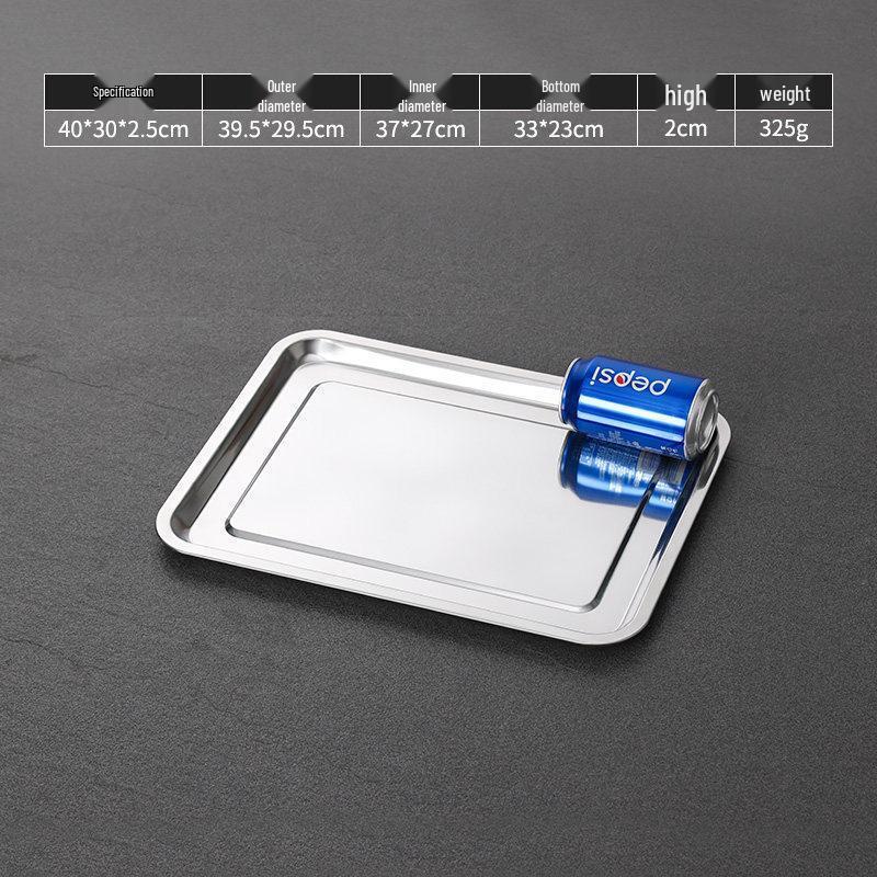 ZLIII Stainless Steel Rectangular Multi-Purpose Tray