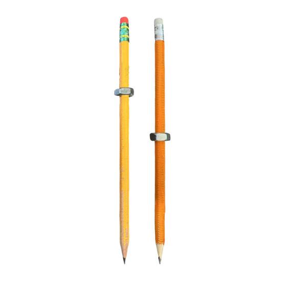 4/6/8 ks Matice Dekompresní Tužka Úleva od Stresu Závitová Dřevěná Tužka Školní Práce Úleva od Úzkosti Tichá Uklidňující Rotační Matice Fidget Tužka
