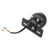 ONGMEIL Motorcycle Tail Lamp Round with Number Stay Magna Shadow