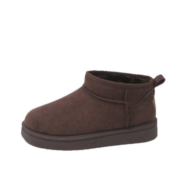Winter Thickened Snow Boots Winter New Velvet Warm Non-slip Cotton Short Boots Lightweight Large Cotton Shoes