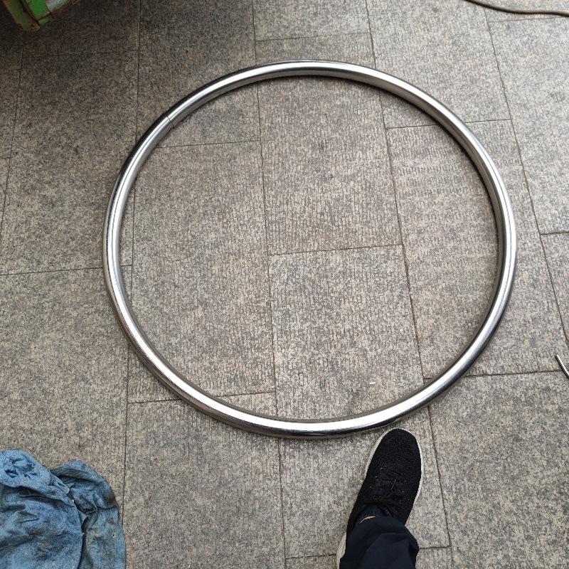 Stainless Steel Large Diameter Decorative O-Ring - 201/304 Grade Stainless Steel Tube 8mm*200mm OD