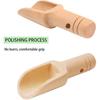 Mini Wooden Spoon, 12pcs 7.5cm Small Salt Spoon, Wooden Bath Spoon, Mini Wooden Scoop