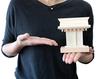 Kamidana no Sato Amulet Standing Made from Tono Hinoki Cypress Case, Type, Mamoriya, Simple, Amulet,