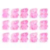 20pcs Bear Glass Beads Colorful Cute Lampwork Loose Spacer Bead For Jewelry Making DIY Necklace Bracelet Phone Chain Accessories
