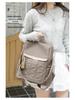 Korean-Inspired High-End Women's Urban Commuter Backpack - Fashionable & Spacious Schoolbag