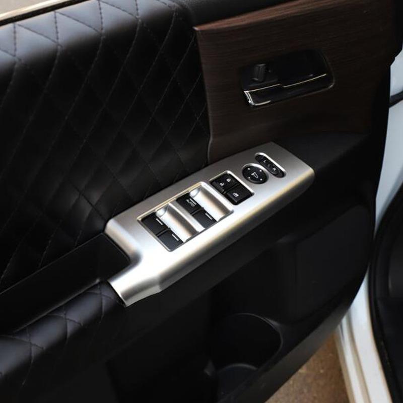 For Honda Odyssey   2024 Car Door Armrest Glass Button Trim Window Switch Panel Covers Stickers Accessories Decoration
