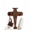 Fun Airplanes Design Solid Wood Wall Hook For Childrens Room Decorative Key Holder And Easy Installation