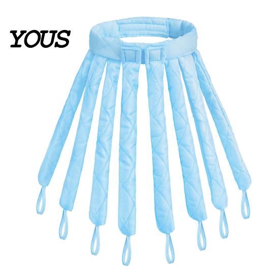 Women Hair Curler No Heat Curling Rod Headband, Fo Long Thick Hair, Headband Curls Roller with Eight Claws, DIY Styling Tool for Portable Accessory