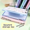 3pcs Durable PP Clipboard Organizer with Writing Pad - Sleek A4 Document Holder, Multi-Color, Ideal for Office & School Supplies