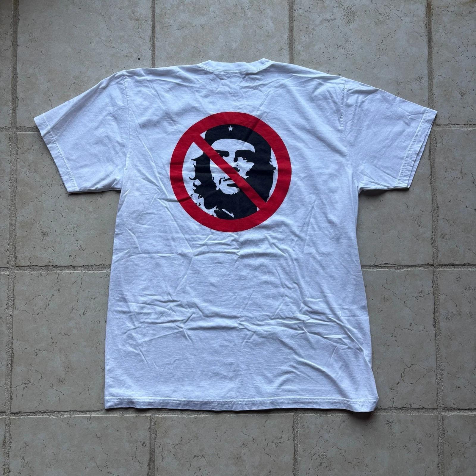 

Y2K Че Гевара Диссидент Белая Графическая Футболка Размер XL Мексика American Apparel XL