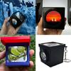 Creative Optical Lens Keychain Reflective Viewfinder Key Holder Ornament For Urban Lifestyles And Travel Convenience