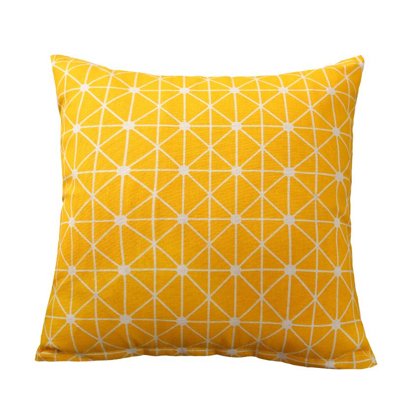 Car Waist Simple Style Special Offer Pillowcase Inserts Four Seasons Double-Sided Cushion Living Room Sofa Office 45*45