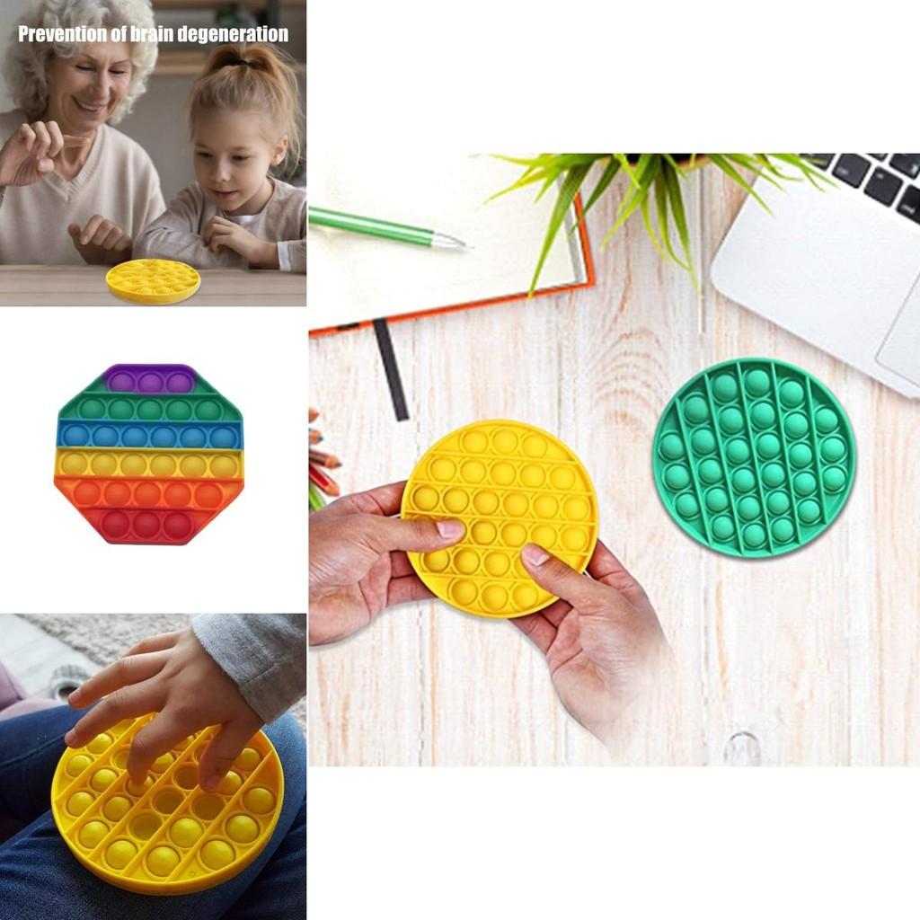 Foxmind Pop Bubble Sensorisches Fidget Pop It Spielzeug zum Stressabbau und für pädagogischen Spaß für Kinder