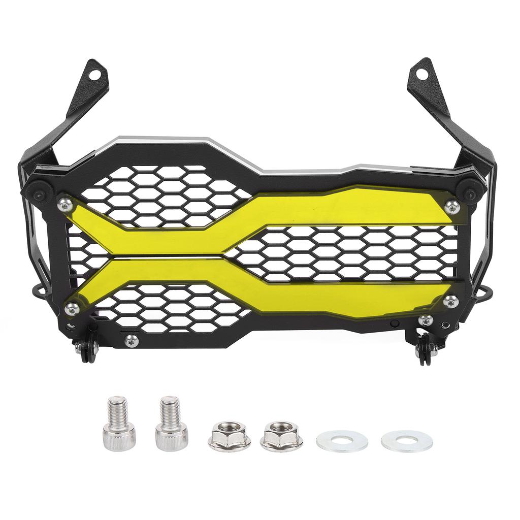 Motorcycle Front Headlight Grille Guard Cover Modification Replacement for R1250GS ADV 2021Yellow