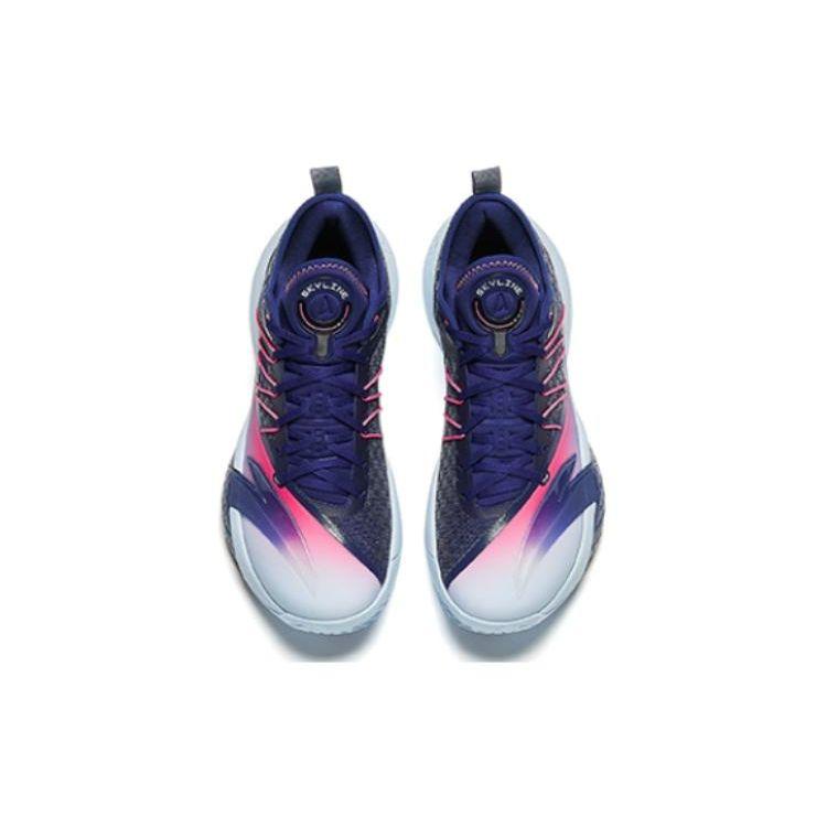 Anta Sky 2 Non-Slip Wear-Resistant Low-Top Basketball Shoes Men Sneakers Blue 112411107-2