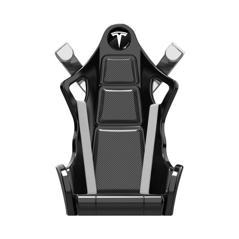 

Racing Seat Shape Car Air Outlet Mount Shockproof Car Phone Holder Stand For Tesla model 3 model X Y style Roadster Car Accessories чёрный