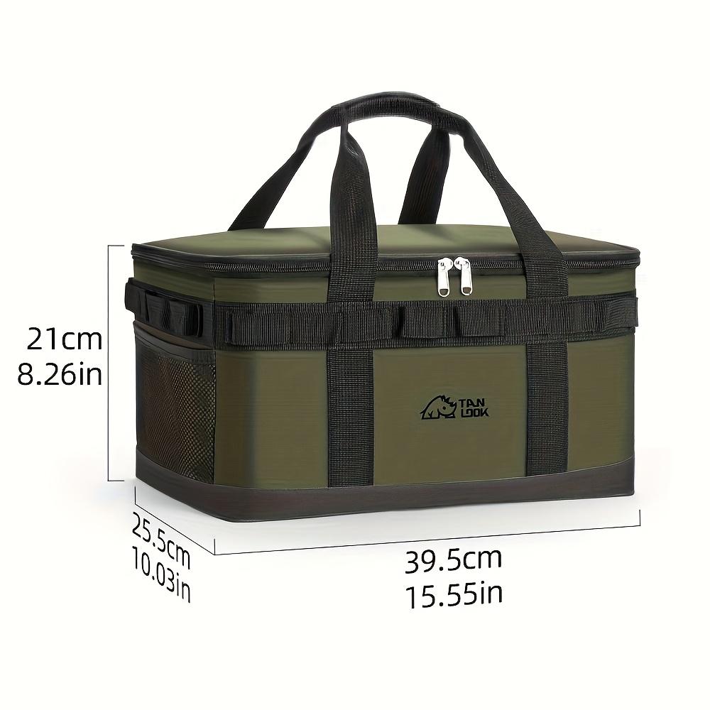 Large Insulated Cooler Bag, Outdoor Tactical Cooler for Camping Hiking, Durable Leak-Proof Portable Storage with Sturdy Handle