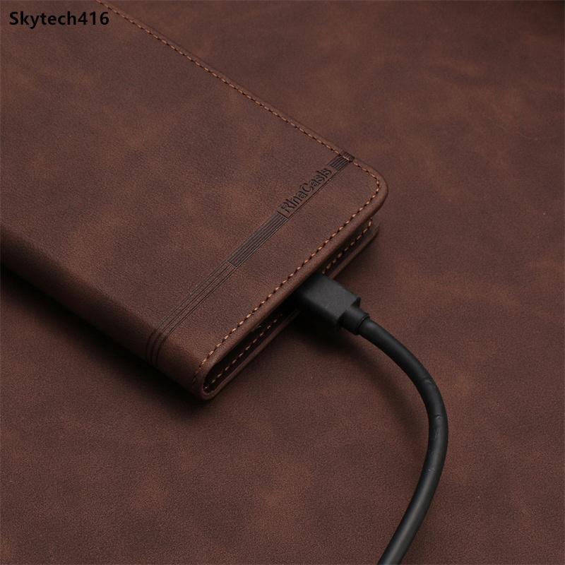 Flip Leather Case For T-Mobile Revvl 6 6X 7 8 T Phone 2 3 Pro 5G Casing Phone Cover Wallet Card Slot Shockproof Anti-Drop