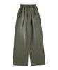URBANAGE Pigment Washed Signature Wide Sweatpants Khaki