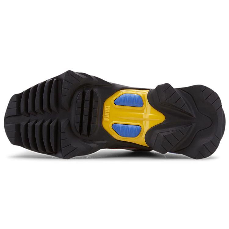 Puma Offroad Mesh Classic Color Block Shock Absorbing Non-Slip Durable Lightweight Mid-Top Running Shoes Unisex Sneakers Black Blue Red 371498-01