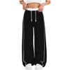 Pantaloni della tuta larghi a gamba dritta colorati per bambini, vestibilità comoda per uso casual e sportivo, per ragazzi e ragazze