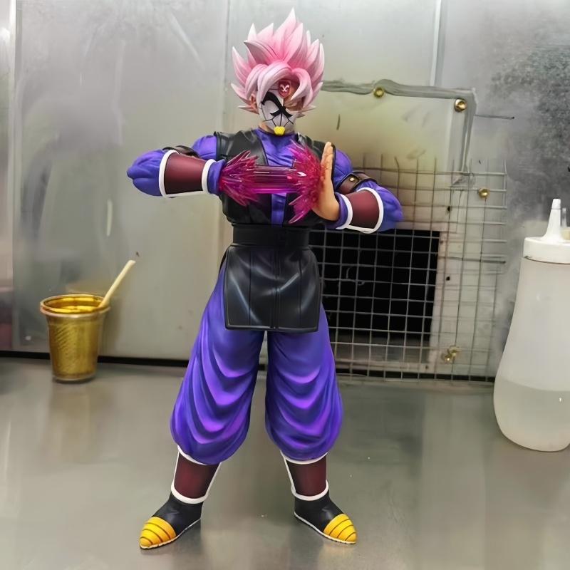 30Cm/11.81Inch Z Figure Zamasu Goku Super Saiyan Pink Anime Figure Pvc Statue Desktop Decoration  Collection Model Birthday Gift