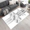 Real Madrid Club Customize Your Name Carpet Design for Dining Room Bedrooms Hallway Decorate Room Anti-slip Rug Office Home Decor