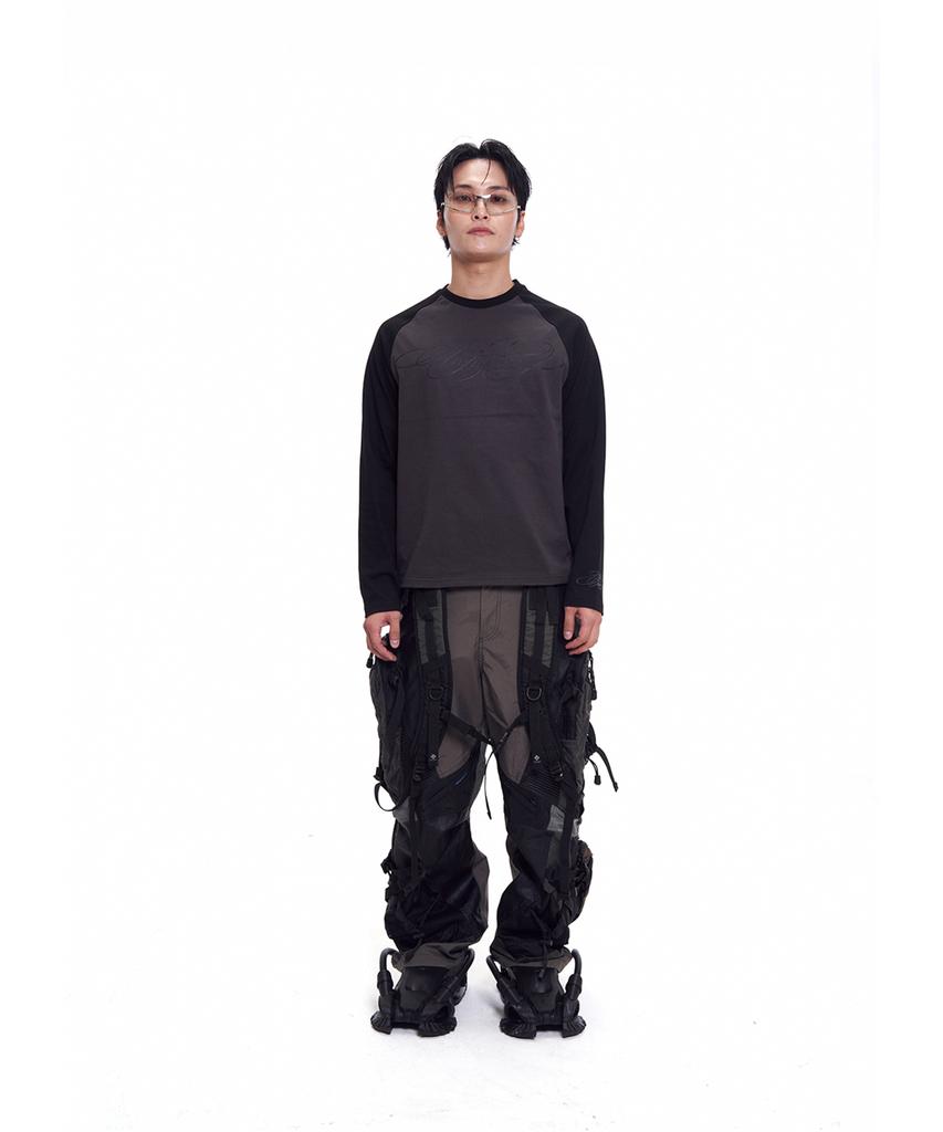 Tibioeseu Architect Raglan Long Sleeve Black