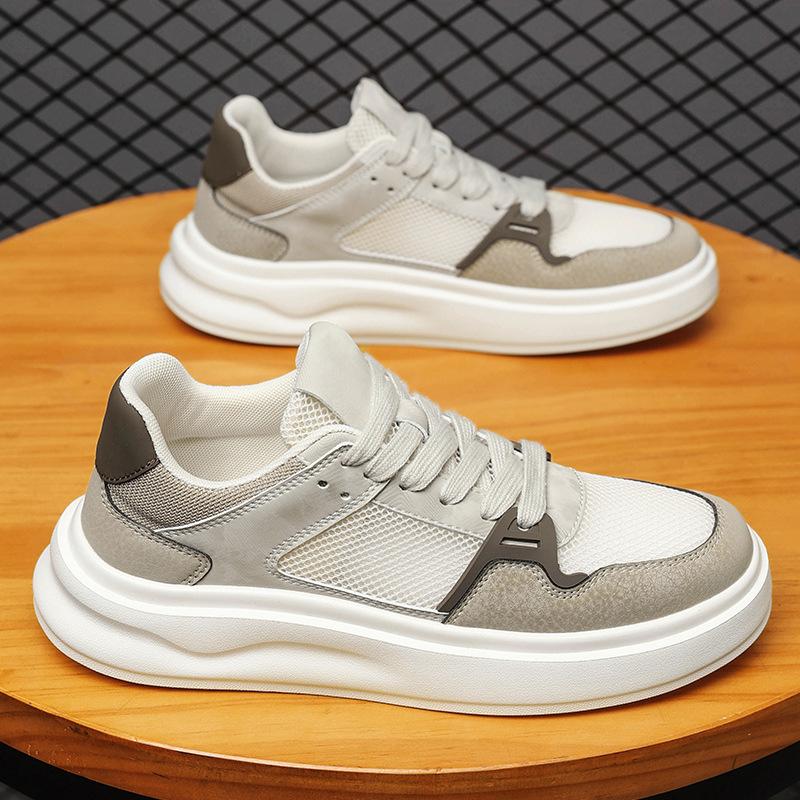 Light luxury mesh casual board shoes men's summer new young students low-top sports shoes trendy versatile men's shoes