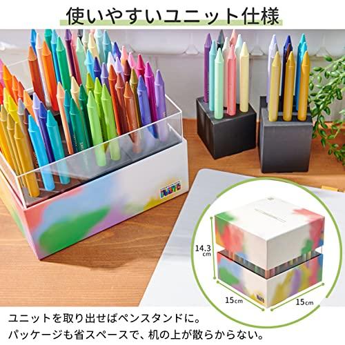 [Amazon.co.jp Exclusive] Sakura Cray-Pas Colored Pencils, Coupy Pencil Cube Box, 72 Colors, FY72BOX-AZ