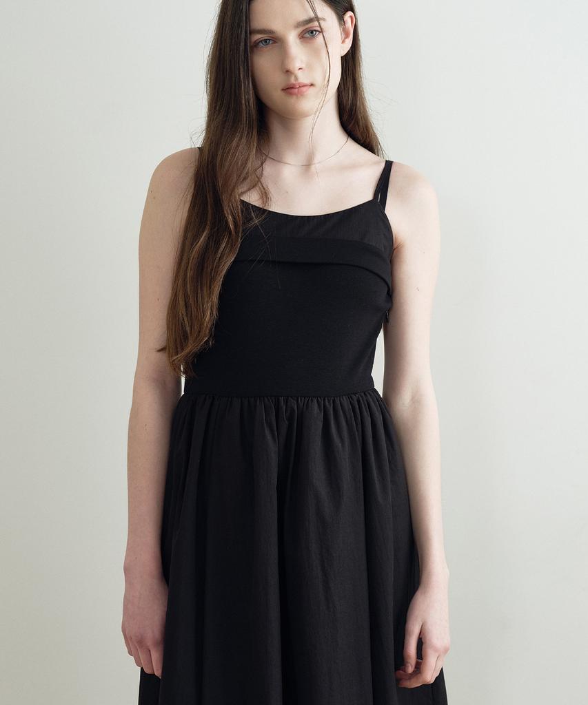 MAKE A TOAST Bustier Strap Dress (Black) Mbfsop004Bk