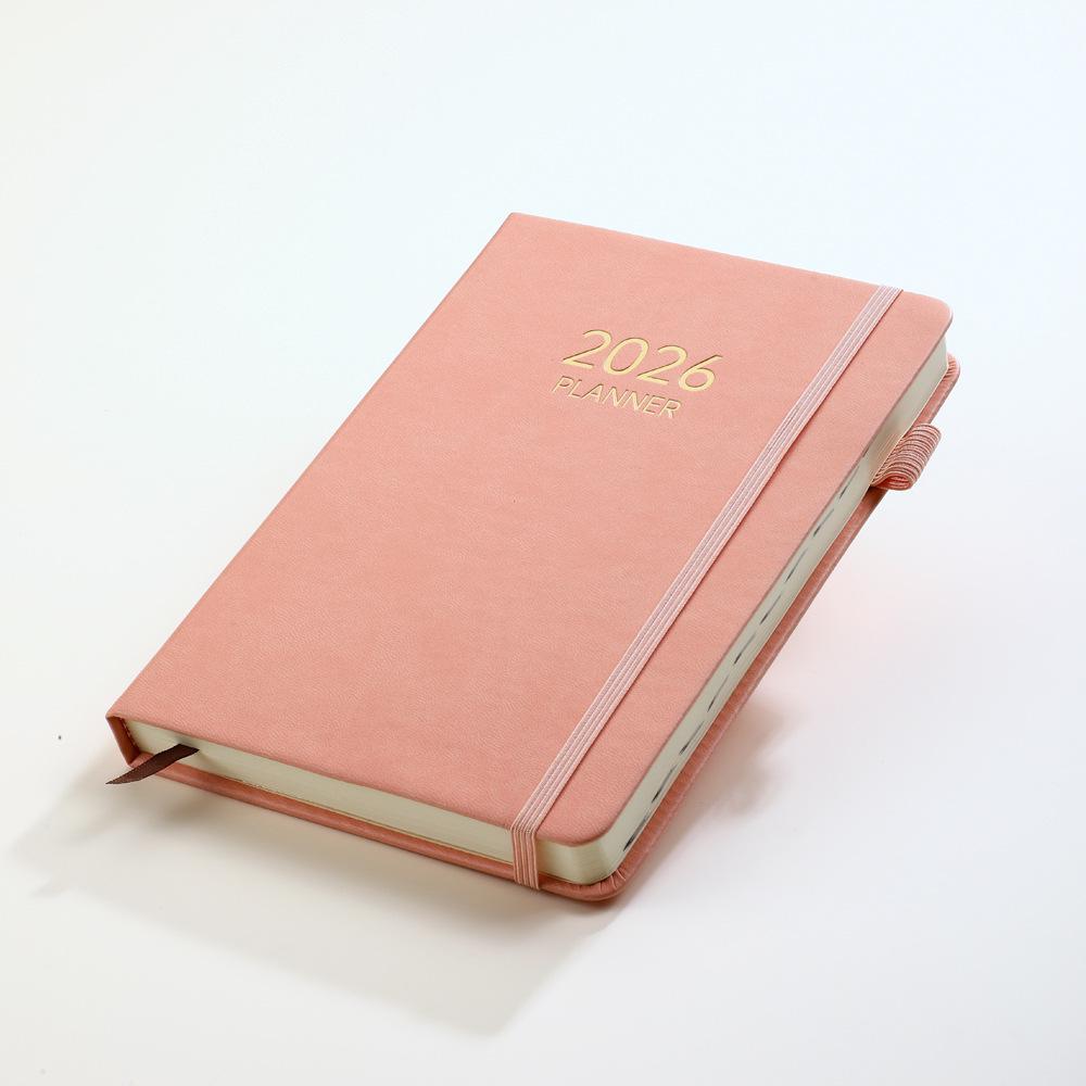 Auf Lager: A5 Englischer Planer 2025-2026 mit Gummiband