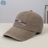 New Retro Washed Letter Embroidered Baseball Cap Children Versatile Casual Couple Soft Top Cap