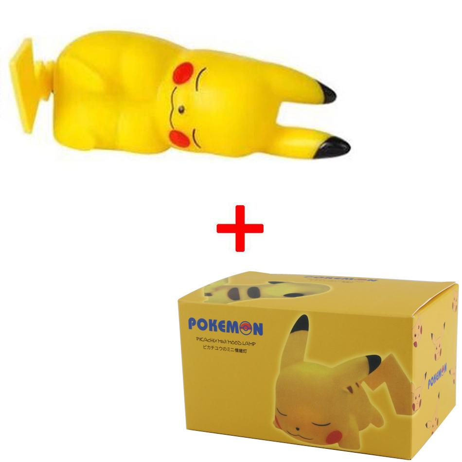 Pikachu Gengar Night Light Cute Anime Soft Light Bedroom Bedside LED Light Vinyl Desk Decoration Christmas Children's Toy High Quality Gift