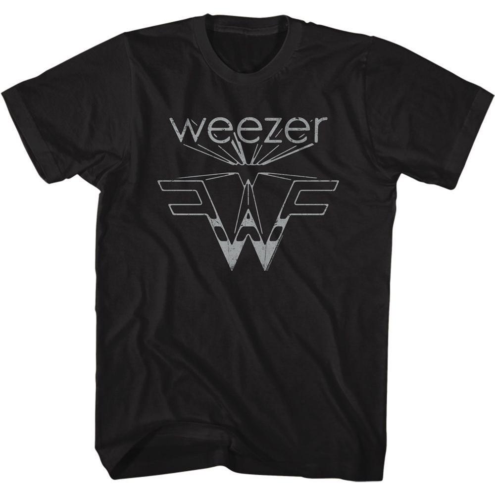 Weezer Flying W Black Alternative Rock Music Band Shirt XXXL