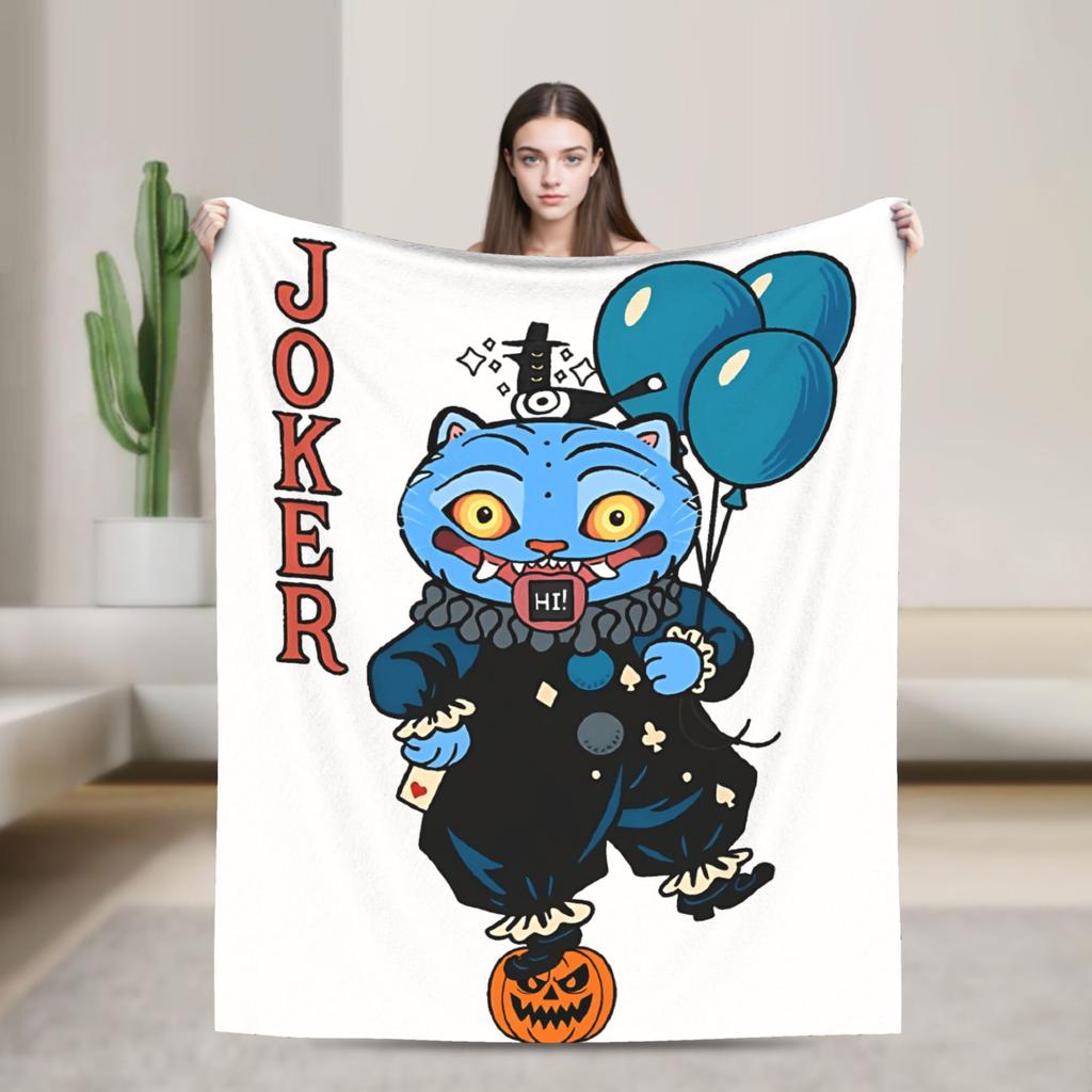 Saja Boys  Kpop Hunter Halloween Warm Soft Blankets  Camping Plush Throw Blanket Comfortable Home Decor Bedspread Sofa Bed Cover