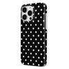 Coque pour iPhone 16 Pro Design à Pois IMD TPU Cover Arrière de Téléphone