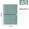 A5 B5 Business Leather Journal Notebooks 6 Ring Binder Planner with 100 Sheets  Blank Printed Loose-leaf Diary Notebook