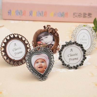 Alloy Photo Frames Keyring Keychain Decoration Photo Props Photo Display Holder