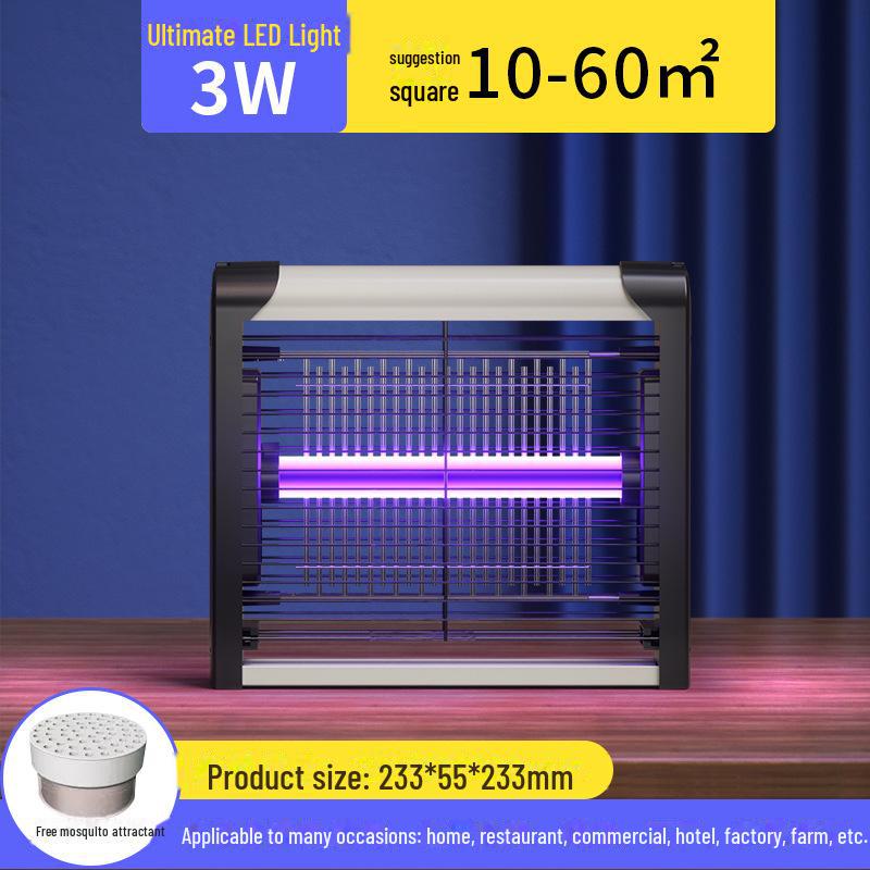 "2023 Wall-Mounted UV Electric Mosquito Killer Lamp - Efficient Vertical Trap for Mosquitoes"